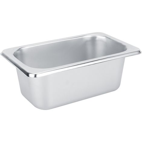 Lot en acier inoxydable, plateau carré, récipient alimentaire, plat de service, support pour buffet (1/5)