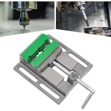 Maschinenschraubstock Schraubstock für Säulenbohrmaschine Tischbohrmaschine 100 mm (1/5)
