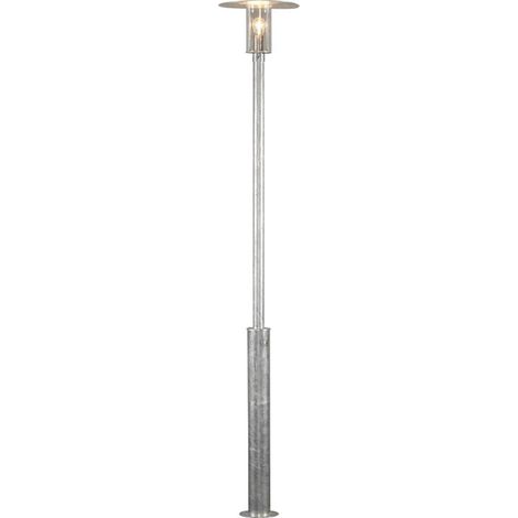 Konstsmide Mode Lampadaire d'extérieur classique en plastique transparent galvanisé résistant aux intempéries, IP54 (1/3)
