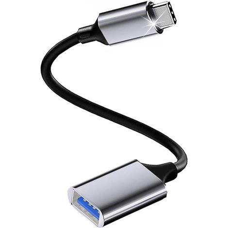 Cavo OTG da USB-C a USB 3.0, 5 Gbps, da Type-C maschio a USB-A femmina, compatibile con iPhone 16 Pro Max/15 Pro Max, iPad Pro, MacBook Pro/Air, Samsung Galaxy, Google Pixel, Huawei (1/5)