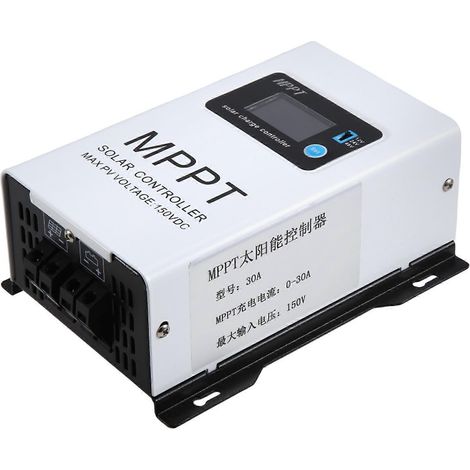 MPPT 30A 150V Touchscreen-Solarladeregler mit automatischer Spannungsreduzierung für LiFePO4-, Lithium-Gel- und Blei-Säure-Solarsysteme (1/5)