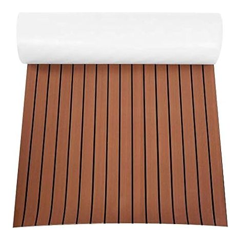 Tapis de Sol pour Bateau, Feuille de revêtement de Sol en Teck EVA antidérapant Le revêtement de Sol pour Bateau Convient aux Feuilles de revêtement de Sol pour Yachts (1/5)