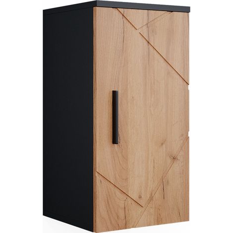 Armario de baño Irma, Oro power roble/antracita, 30 x 59 cm, Vicco