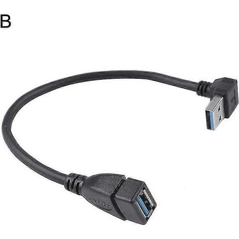 90-Grad-Winkel-USB-3.0-Typ-A-Stecker-auf-Buchse-Verlängerungskabel – B (1/5)