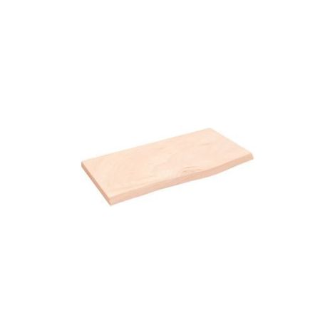 Étagère murale 60x30x2 bois de chêne massif non traité