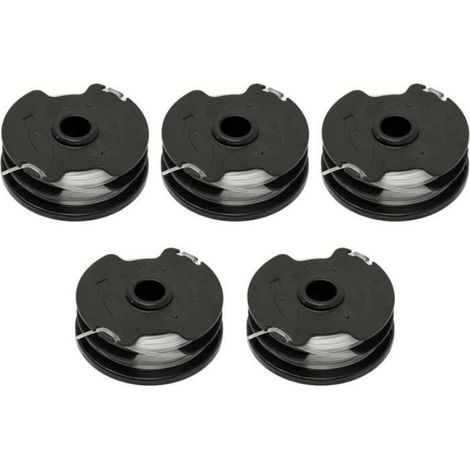 Lot de 5 bobines de fil pour débroussailleuse Parkside PRT 550 - résistantes et faciles à installer (1/4)