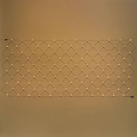Filet lumineux 2M h1M 120 LED blanc chaud prolongeable 31V câble vert IP44 SMART Connect  Lotti