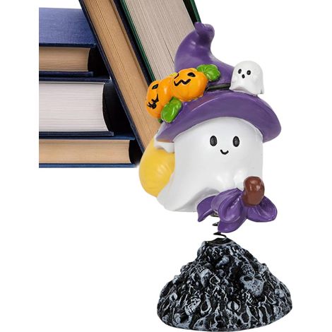 Figurine Fantôme Sculpture Résine Halloween Tête Branlante Ornement Figurine Festive Pour Propriétaires Locataires Décorateurs Maison Appartement Bureau Dortoir Salon Chambre Étude (1/5)