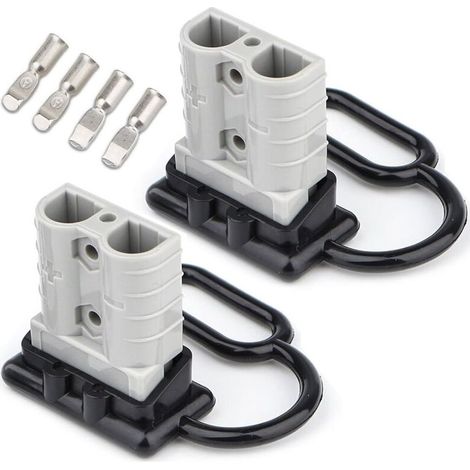 50A 6-10 Calibre Connectique Batterie Paire de prise Connecteur Anderson Batterie Connexion Rapide Prise de Connecteur (1/5)