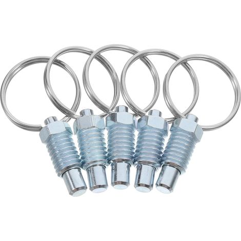 à ressort court NUOBESTY M6 en acier inoxydable avec bouton (1/5)