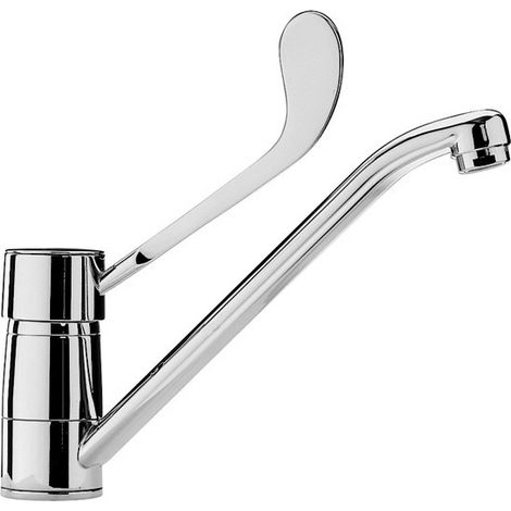 MISCELATORE LAVELLO MONOCOMANDO PAFFONI A LEVA CLINICA SERIE NETTUNO