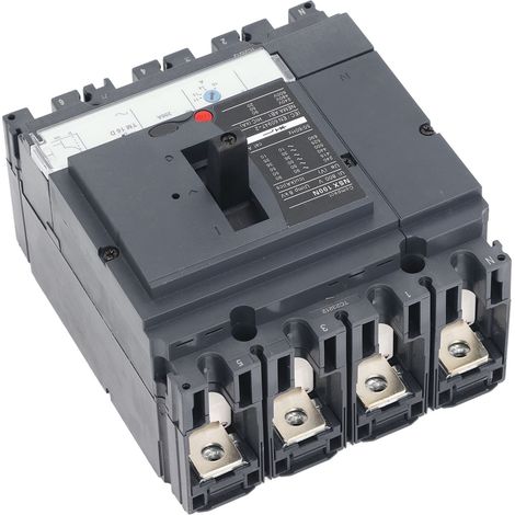 Disjoncteur différentiel 100 A, boîtier PC 4P, pouvoir de coupure 50 kA, disjoncteur compact 220 V/380 V (1/5)