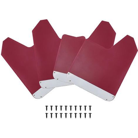 Bavettes universelles avec réflecteurs pour camions/voitures/VUS (lot de 4)
