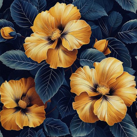Tela decorativa para exteriores Oxford - Motivo floral I DX5138 (1/5)