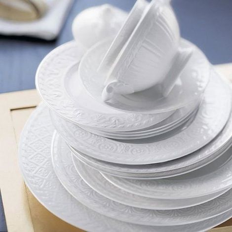 Sous-assiette - Villeroy & Boch - 1046001430 - Cellini - Porcelaine Premium - 12 cm - Blanc (1/4)