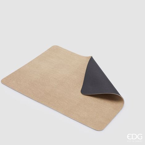 EDG Enzo De Gasperi Tovaglietta Bicolore Rettangolare 46 x 35 Cm Sand