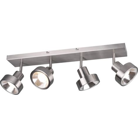 Spot plafond LEON argent orientable 4xGU10 Trio 60 cm (1/5)