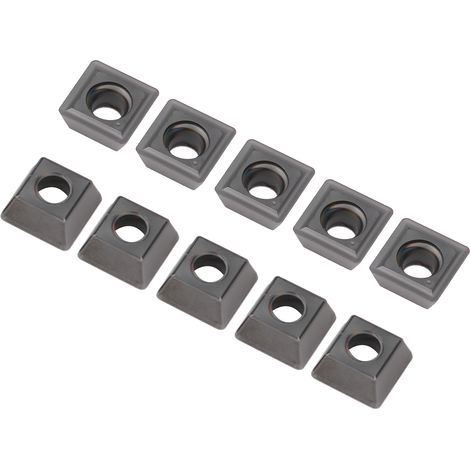 10 plaquettes de tournage CNC en carbure cémenté SPMG090408‑TG LF6018 Outil industriel