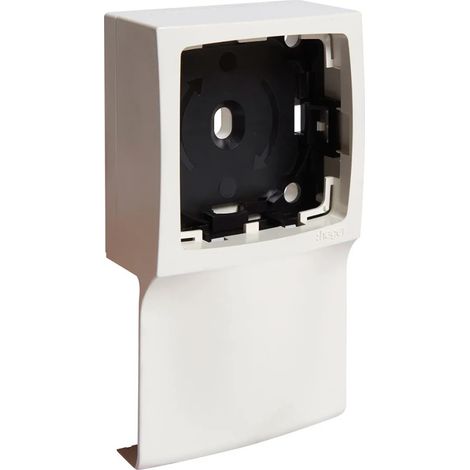 Hager – Support appareillage saillie Legrand ATA125199016 – Boitier de protection pour prise électrique – Compatible moulures ATA 12x50 et 20x50 – Hauteur 130 mm (1/2)