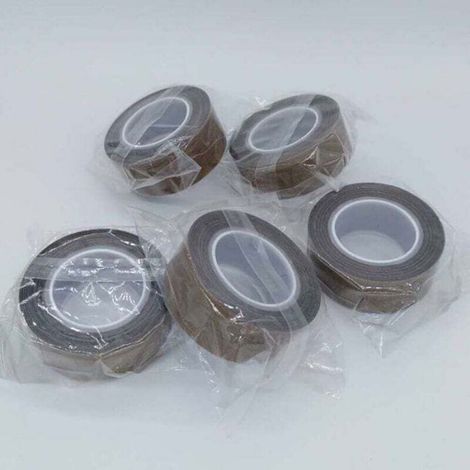 Rouleau ruban adhésif PTFE Téflon 19 mm x 10 m, résistant -196°C à 300°C, pour machines sous vide (1/5)