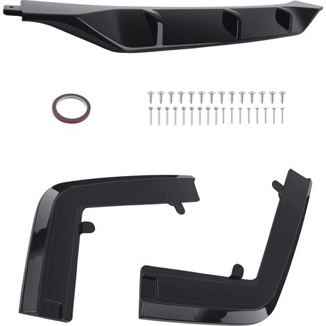 3PCS Rear Diffuser Kit for BMW G11 G12 7 Series M Sport 2019-2022 R Style Black (1/5)