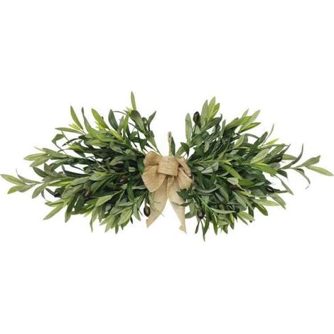 Guirlande D'olivier - Guirlande Artificielle En Feuillage Vert - Pour Arche De Mariage Décoration Murale Jardin Intérieur - 1 Pièce (1/5)
