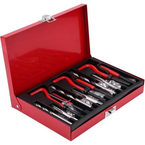 88pcs kit Jeu d\'outils de réparation de filetage HELICOIL M6 M8 M10-YIG (1/4)