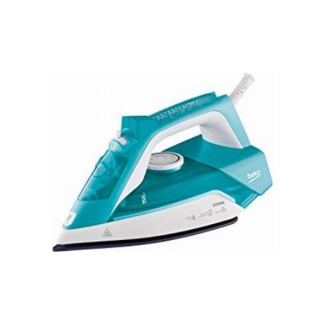 Beko SIM3122T Ferro a vapore Piastra in Ceramica 2200 W Blu (1/5)