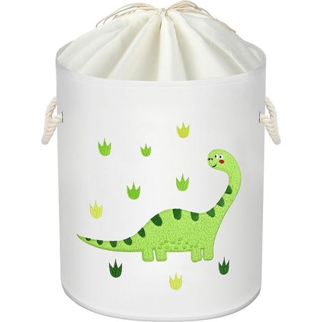Panier à Linge en Tissu, 73L Grand Organiser Paniers pour Vêtements Stockage, Cordon Paniers à Linge, Panier à Linge Pliable pour Nursery, Panier de Rangement, avec Fermeture à Cordon (1/5)