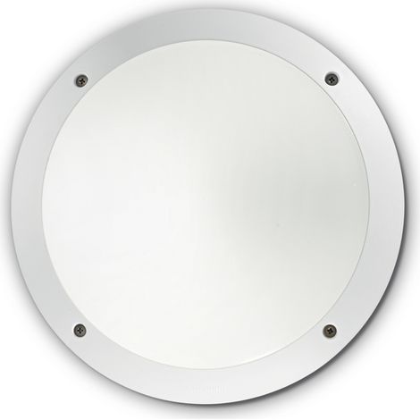 Applique Moderna Polar-1 Materie Plastiche Bianco 1 Luce E27 (1/2)