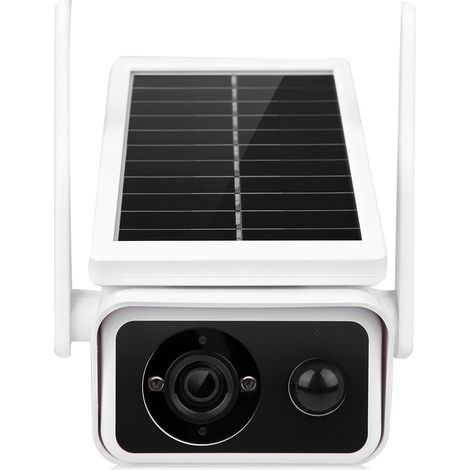 Caméra de sécurité 1080p solaire basse consommation WiFi, étanche IP66, avec surveillance vidéo nocturne (1/5)