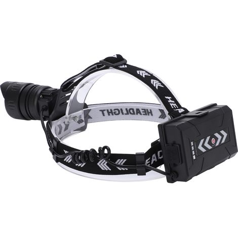 Outdoor-Stirnlampe mit Bewegungsmelder, USB-aufladbar, leistungsstark und ideal zum Wandern und Campen. (1/5)
