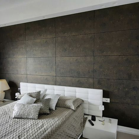 Decosa Wandpaneel Betonoptik 50 x 50 cm anthrazit