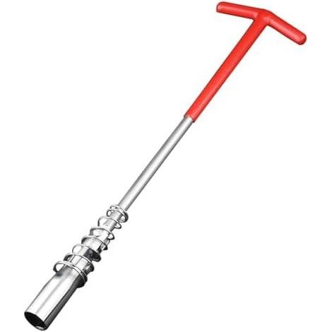 Universal spark plug wrench with T-handle/Removal tool for securing and removing the sleeve - Long, 21mm (1/5)