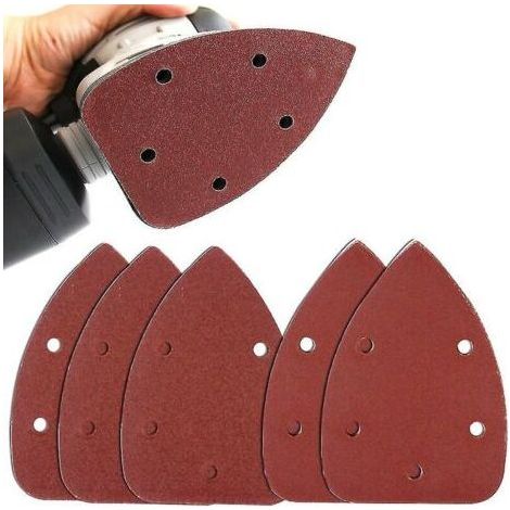 50pcs Ponceuse de détail pour papier abrasif papier abrasif assorti 35 pièces 120 grains et 15 pièces 240 grains papier abrasif pour souris thsinde (1/5)