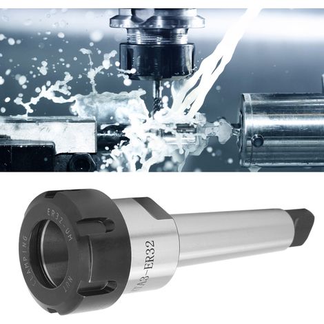 Porte-pince à cône Morse MTA3, porte-pince en acier au carbone pour fraiseuse et tour CNC, pièces M12MTA3-ER32 (1/5)