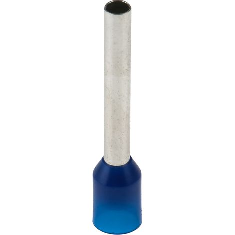 Embout à sertir 2.5mm², Bleu, longueur 18mm (1/4)