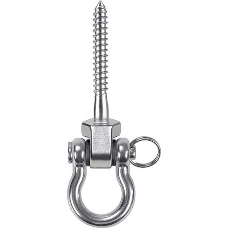 2Pcs 304 Stainless Steel Ceiling Hook, Suspension Trainer Hanging Kit for Hanging Chair, Hanging Lamp, Hammock, Punching Bag, Sling Trainer