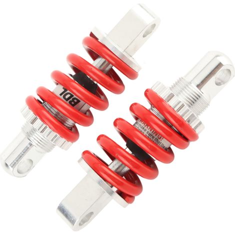 Amortisseur assisté par ressort arrière en alliage d'aluminium, 2 pièces, réglable pour Scooter ATV 100mm (1/5)