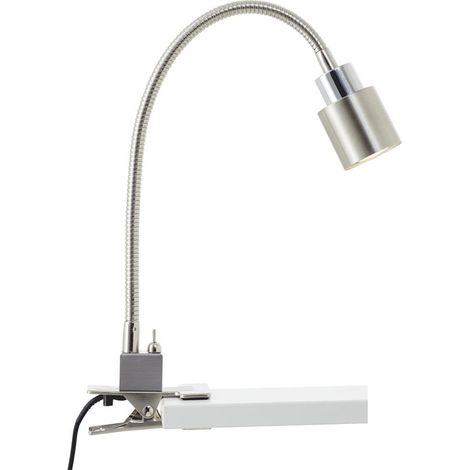 Klemmleuchte Andres Metall/Kunstst., nickel/chrom (1/2)