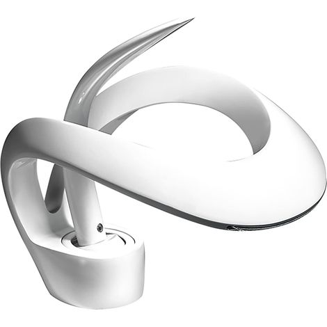 Robinet Cascade Salle De Bain,Robinet De Lavabo Cascade,Cascade Mitigeur Salle Bain Avec Valve En Céramique Monocommande Chaude Et Froide Réglable,Robinet Lavabo Cascade (Blanc)