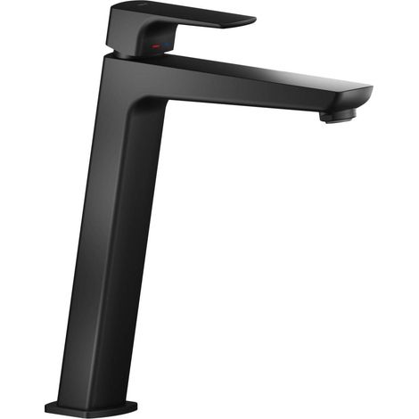 Miscelatore monocomando per lavabo NOBILI Acquaviva - Nero - VV103128/2BM (1/3)
