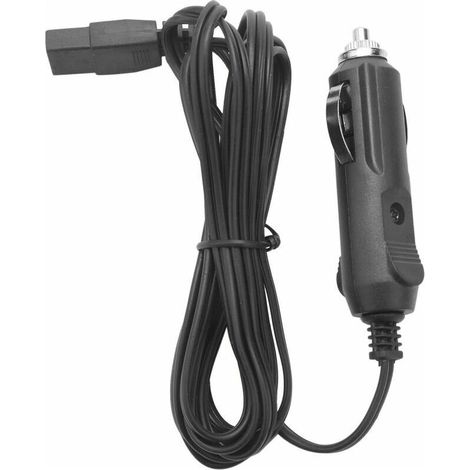 Glacière de voiture 12V 2m – Réfrigérateur allume-cigare ABS noir – Idéal pour voyages et pique-niques – Câble de chargeur inclus (1/5)