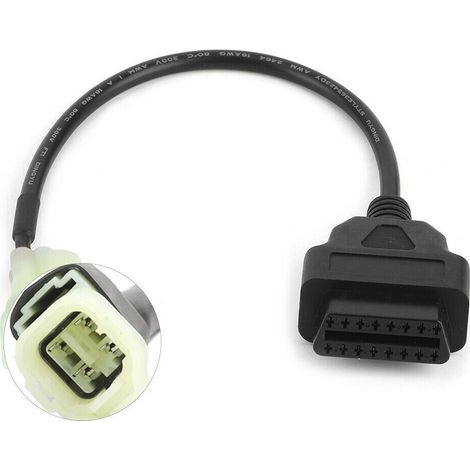 OBD2 a 4 Pin Cable Diagnostico Adaptador para Moto Honda (1/5)