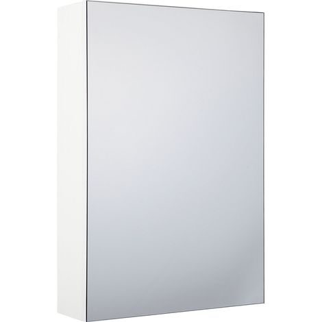 Armario de pared blanco de estilo moderno 88 x 40 x 35 cm Primavera