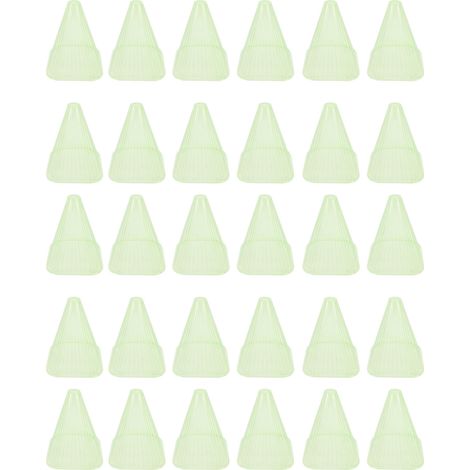 Lot de 30 protège-plantes en forme de cloche, aérés et réutilisables, en plastique. (1/5)