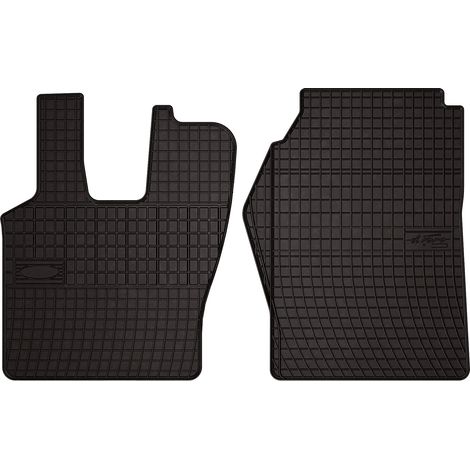 Tapis de sol en caoutchouc pour camions Scania R et G (2004-2017) - noirs, sur mesure (1/5)