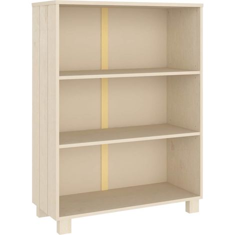 vidaXL Estantería HAMAR madera pino maciza marrón miel 85x35x112 cm (1/2)