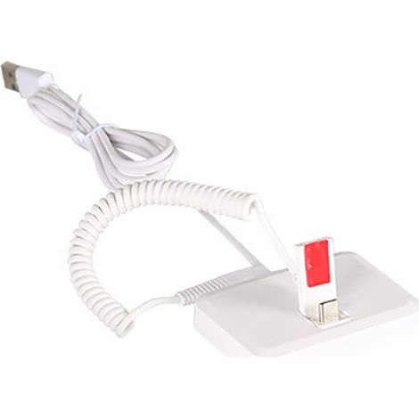 Support de démonstration antivol 2-en-1 charge sécurisée connexion solide pour téléphone et tablette, étui de sécurité anti-vol (1/5)