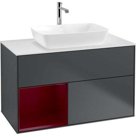 Villeroy & Boch G771HBHG Meuble sous-lavabo Finion G77 (1/2)